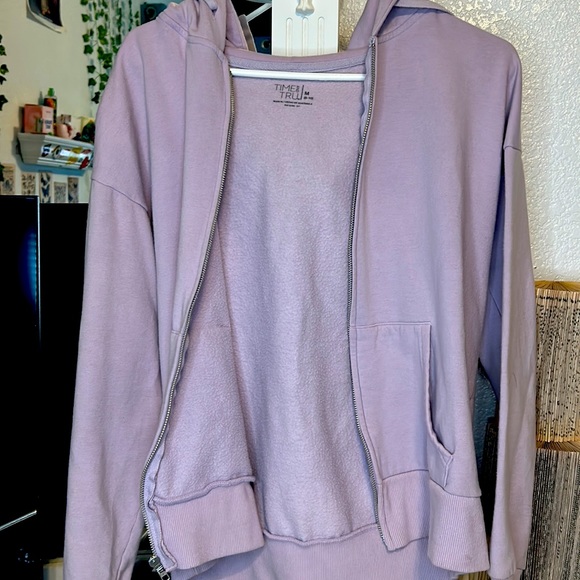 Lavender zip up - Picture 2 of 3